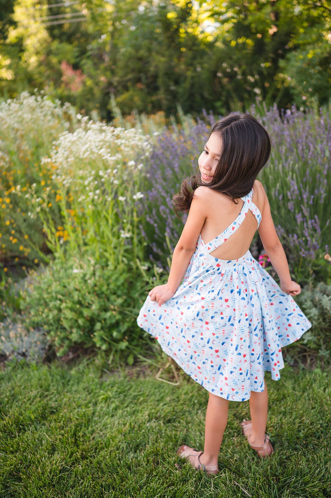 Sofia Dress in Sweet Freedom dress Ollie Jay   