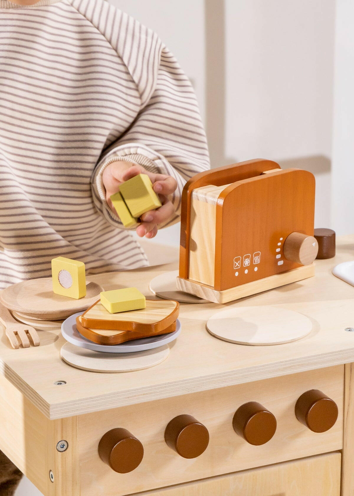 Wooden Toaster - Tera Play Kitchen Coco Village   