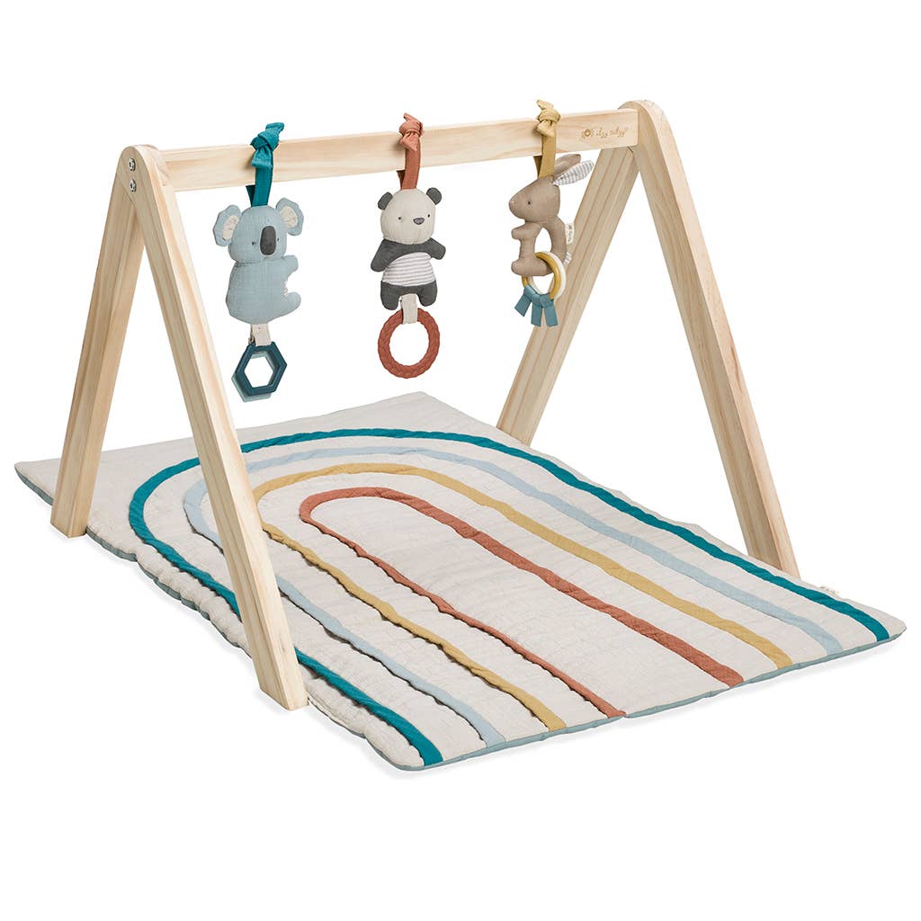 Ritzy Activity Gym™ Wooden Gym with Toys Baby Essentials Itzy Ritzy   