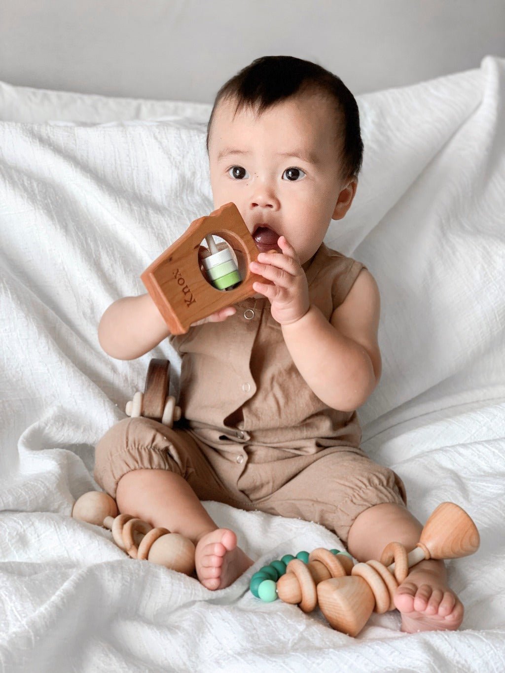 Alabama State Wooden Baby Rattle™ State Rattle Bannor Toys   