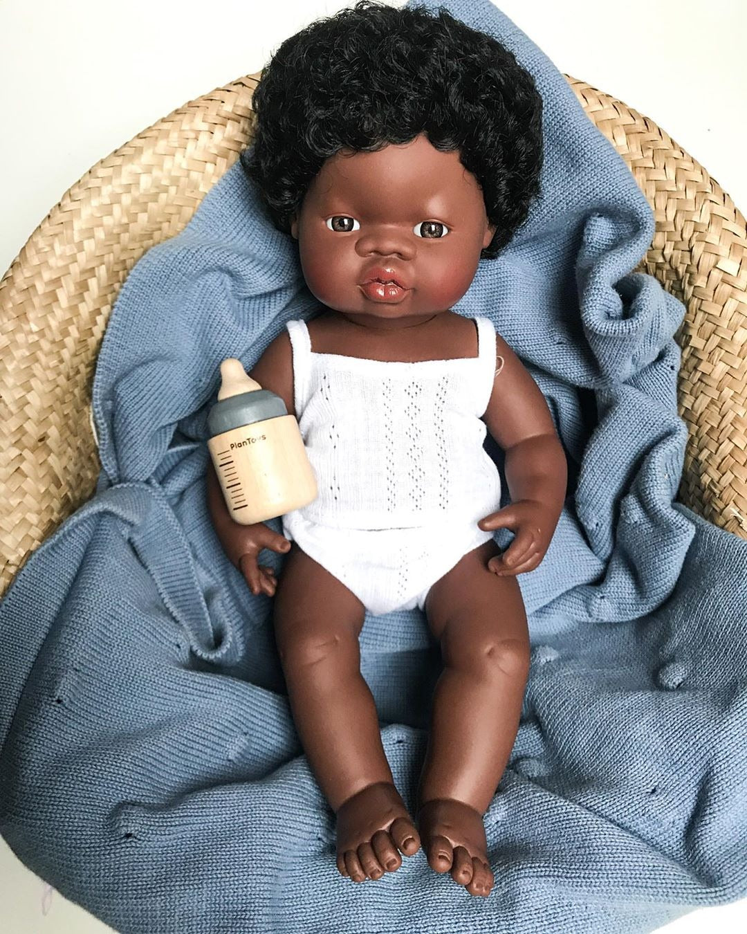 Baby Boy Doll - African American Dolls Miniland   