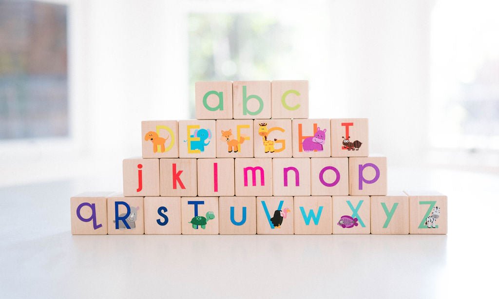 Animal ABC Blocks Wooden Blocks Bannor Toys   