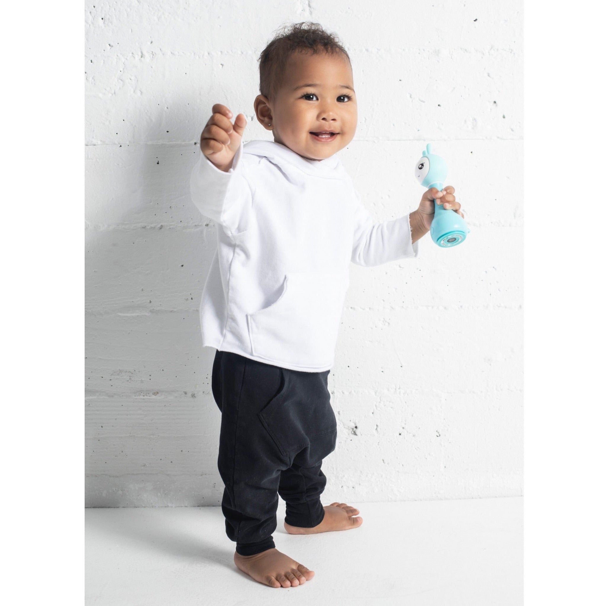 Organic Baby Benji Hoodie White Sweatshirts Be Mi Los Angeles   