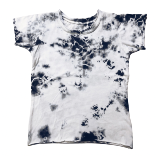 Baby Tee Marble Tie Dye Tees Be Mi Los Angeles 6-12 Marble Black White 