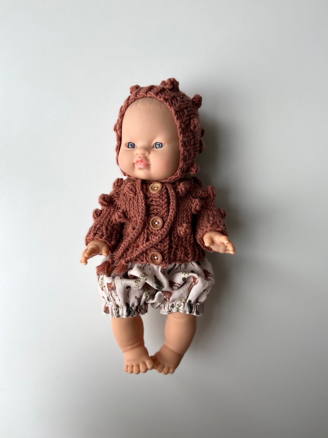 MiniKane Little Asian Baby Boy Doll - Blue Eyes