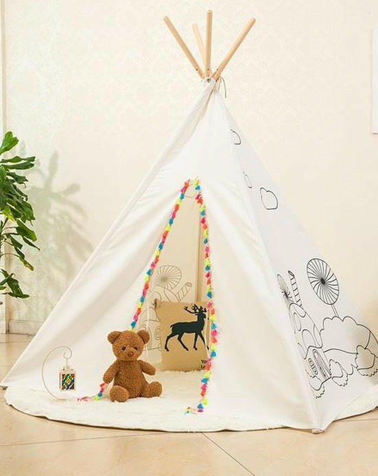 Painting Teepee Playroom Furniture Wonder & Wise   