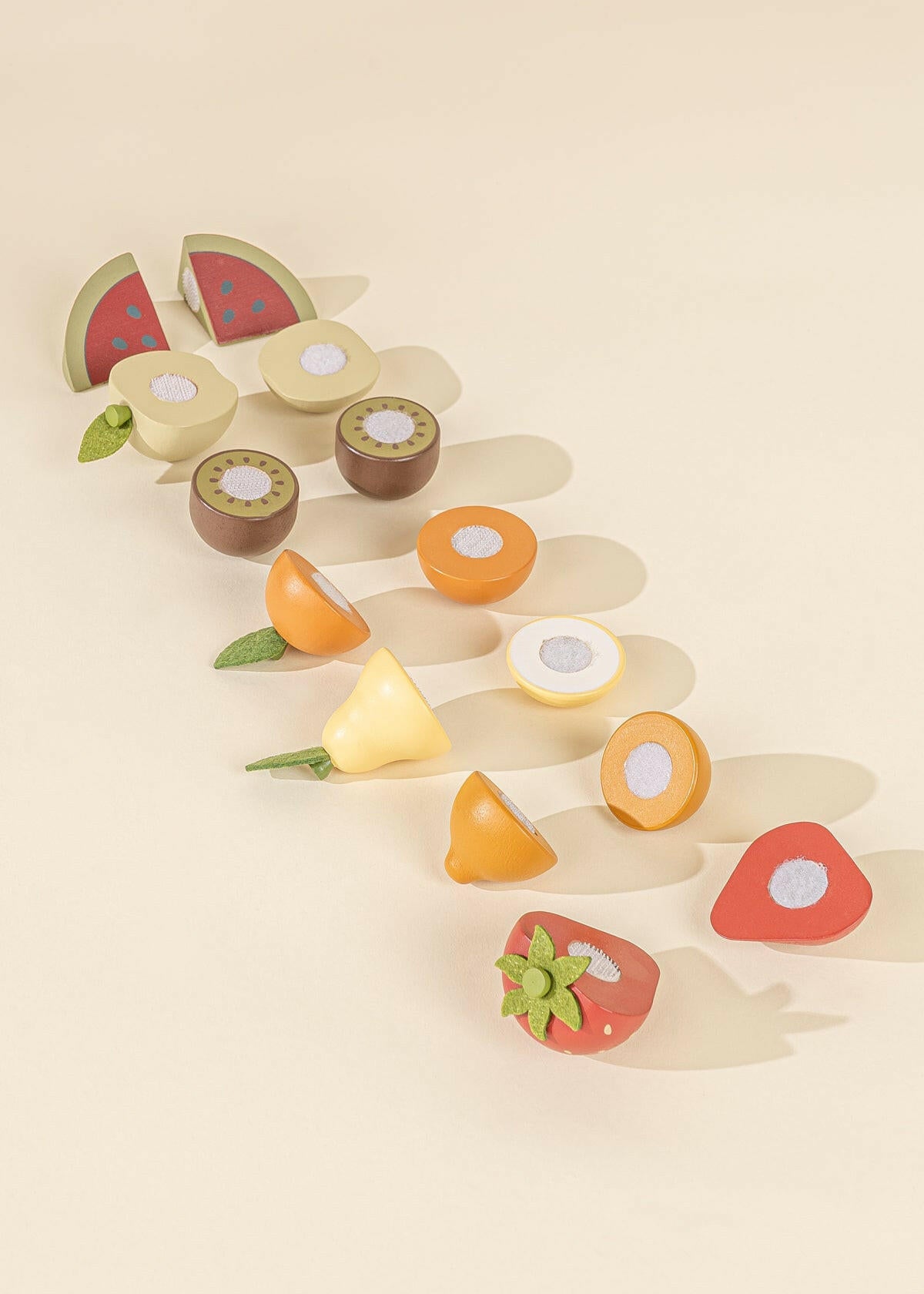 Wooden Fruits Playset Play Food Coco Village   