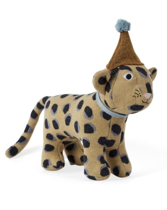 Darling Cushion - Baby Elvis Leopard Stuffies OYOY   