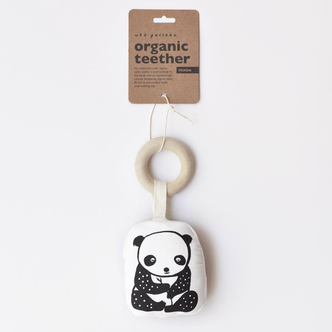 Organic Teether - Panda Teethers Wee Gallery   