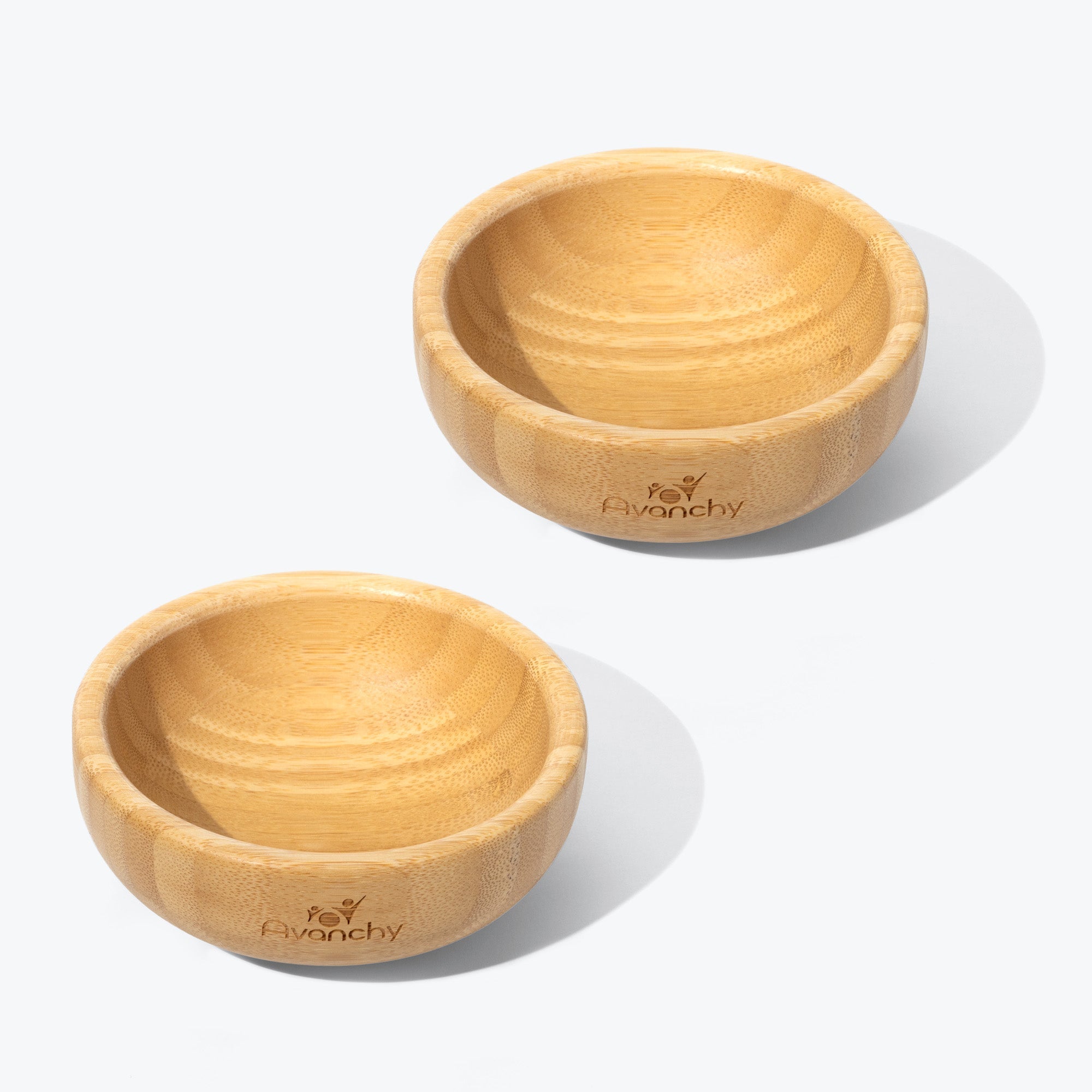 Avanchy La Petite Bamboo Mini Bowl Infant Feeding Avanchy Sustainable Baby Dishware 2 Petite Bowls Bamboo 