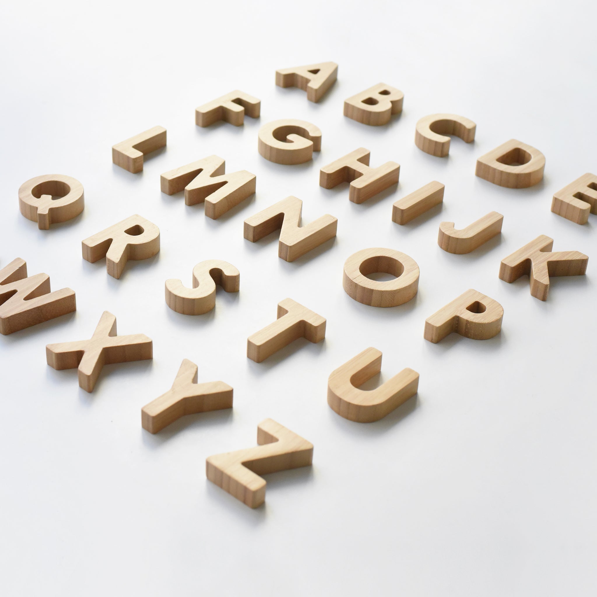 Bamboo Alphabet Wood + Bamboo Toys Wee Gallery   