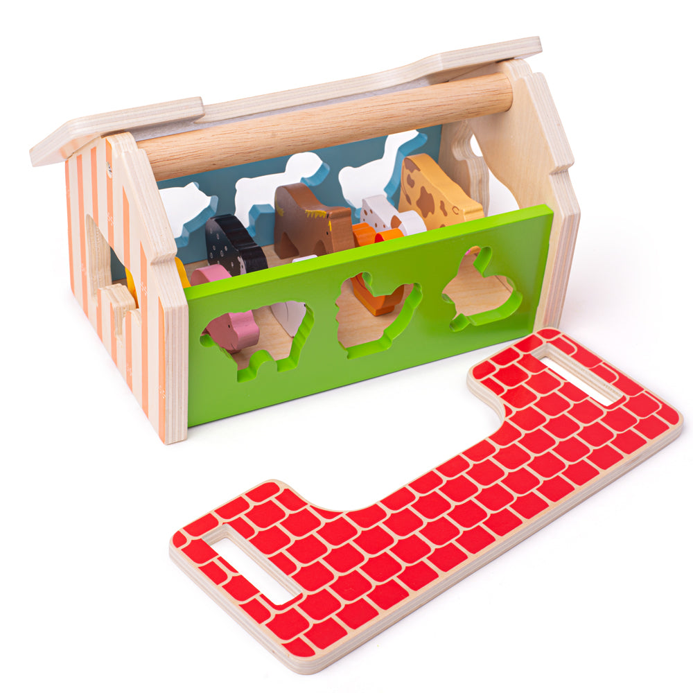 Farmhouse Sorter by Bigjigs Toys US  Bigjigs Toys US   