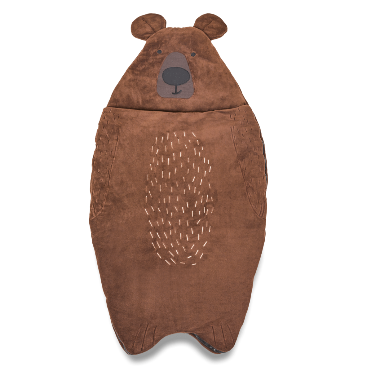 Bear Sleeping Bag Sleeping Bag Wonder & Wise Brown  