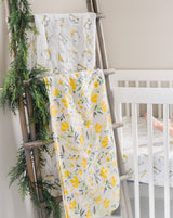 Bebe Au Lait - Floral & Alphabet Muslin Super Snuggle Blanket