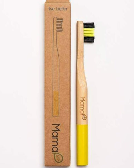 Kid's Save The Bees Bamboo Toothbrush Kids Essentials MamaP   