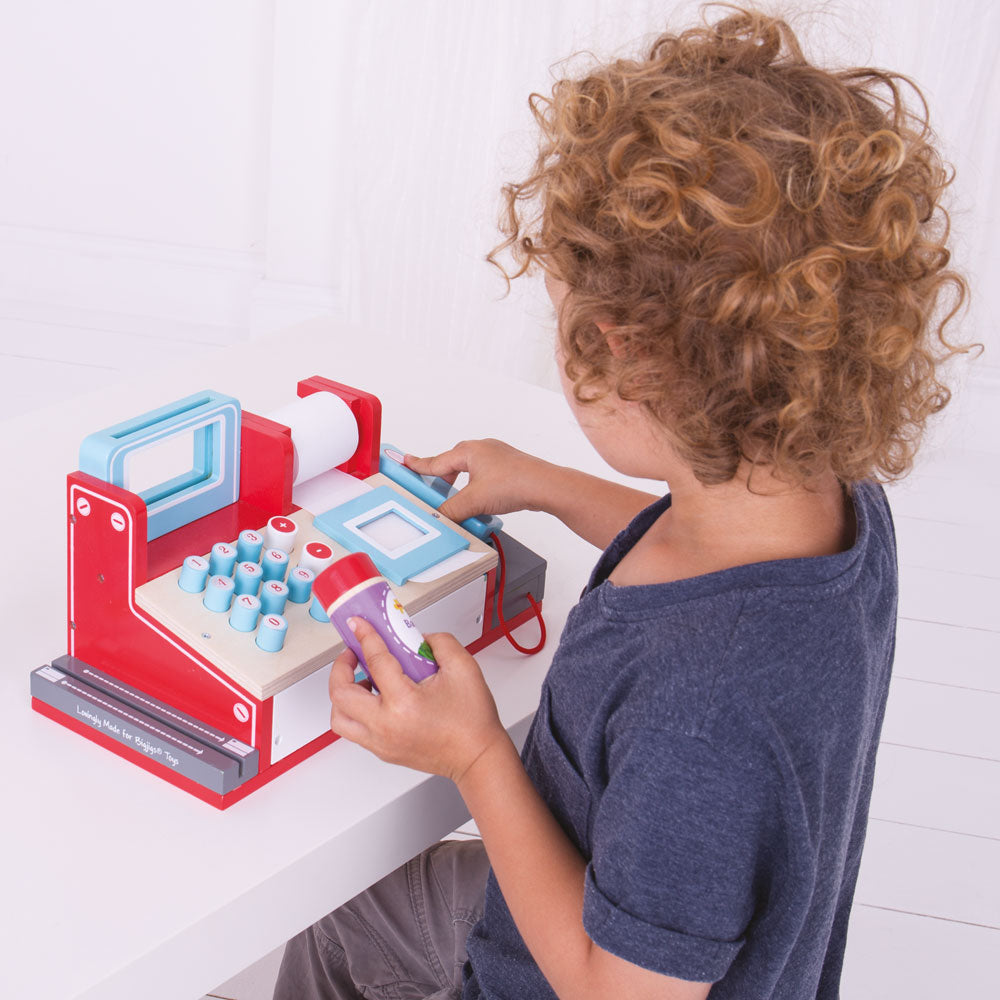 Shop Till with Scanner by Bigjigs Toys US  Bigjigs Toys US   