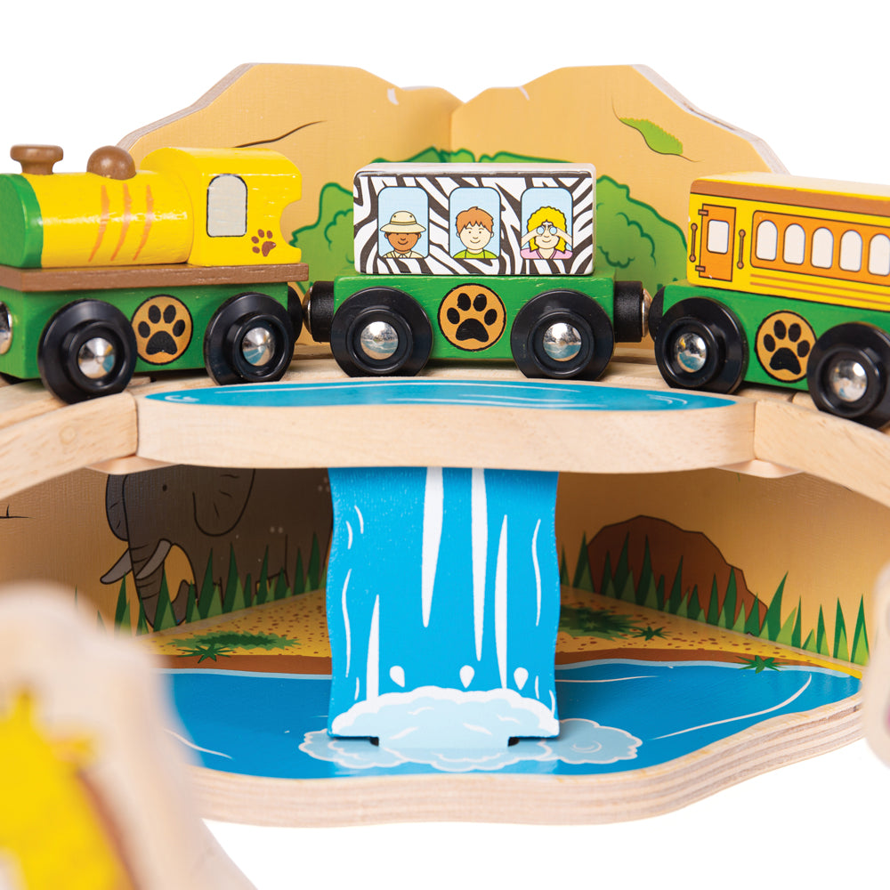 Safari Train Set by Bigjigs Toys US  Bigjigs Toys US   