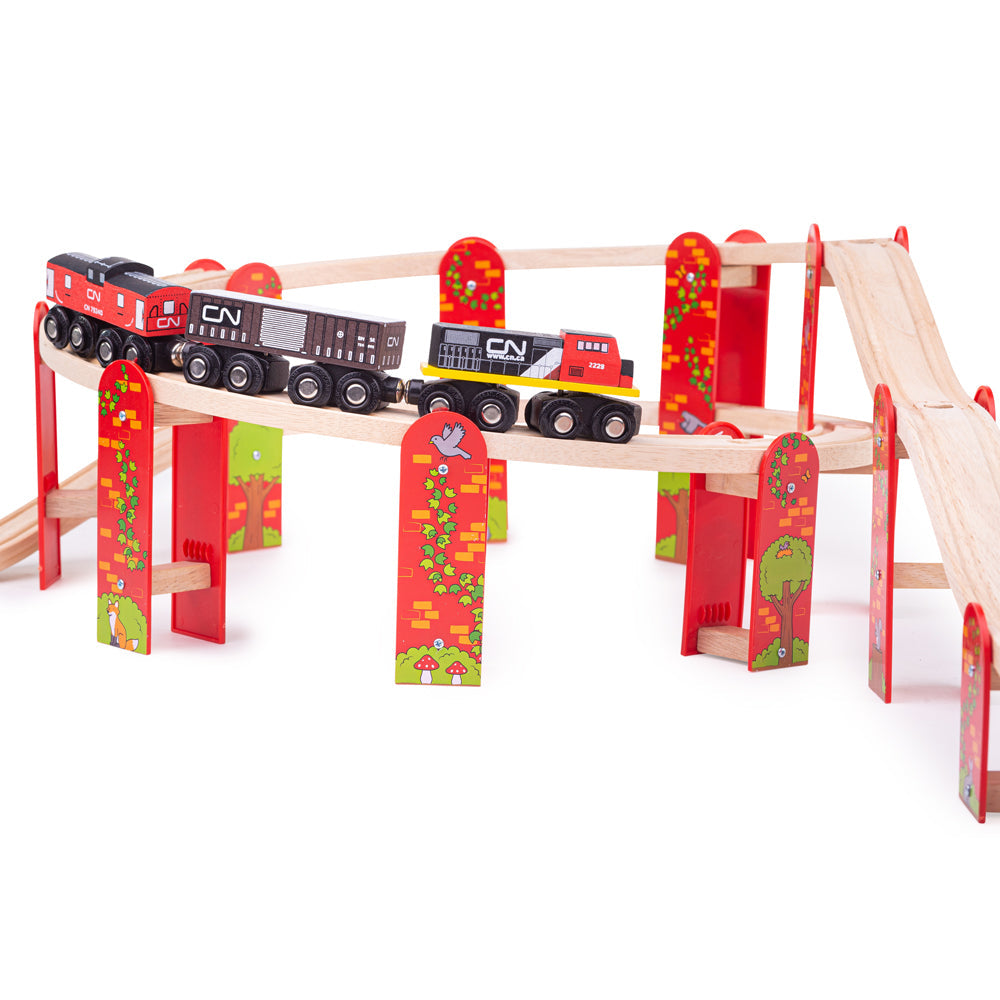 High Level Track Expansion Pack by Bigjigs Toys US  Bigjigs Toys US   