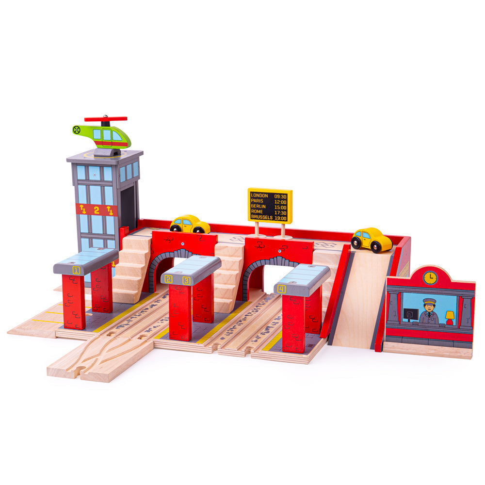 Grand Central Station by Bigjigs Toys US  Bigjigs Toys US   