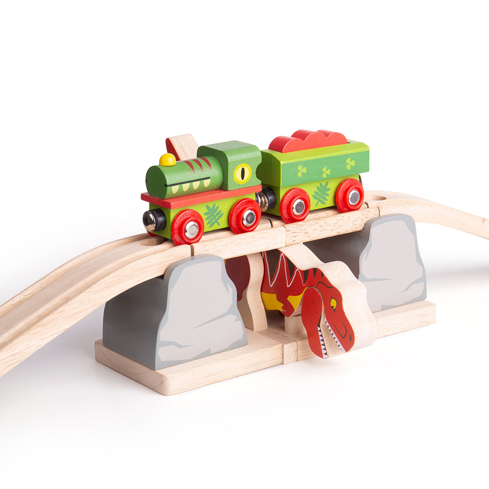 T-Rex Bursting Bridge by Bigjigs Toys US  Bigjigs Toys US   