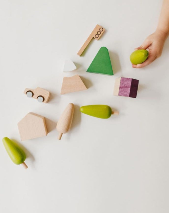 Machi - Tiny Wooden Town Wooden Toys kiko+ and gg*   