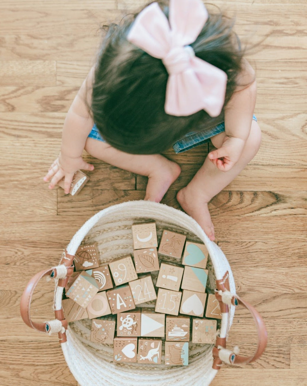 Keepsake Etched Baby Blocks Educational Wonder & Wise   