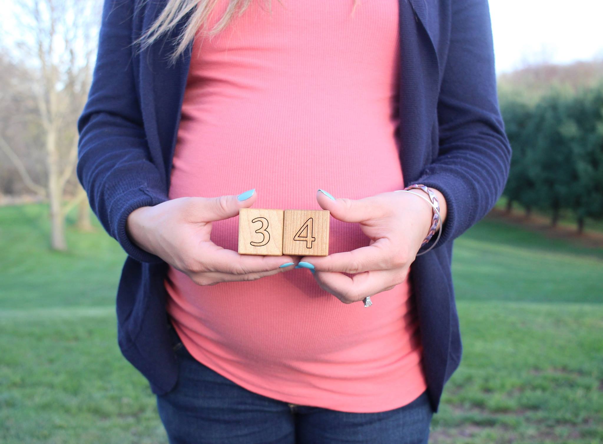 Bump & Baby Milestone Wooden Blocks Wooden Blocks Bannor Toys   