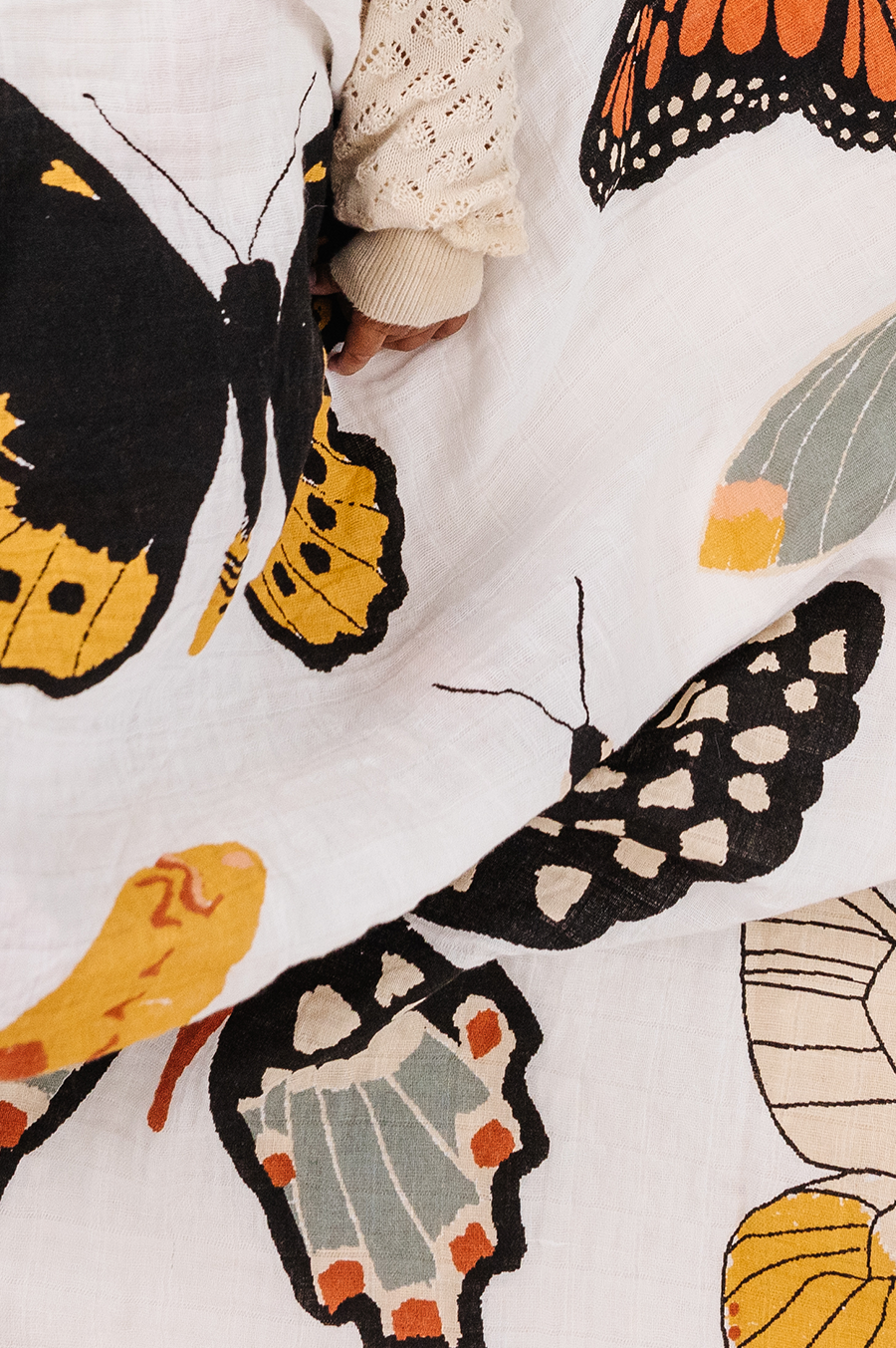 Butterfly Collector Swaddle Swaddles Clementine Kids   