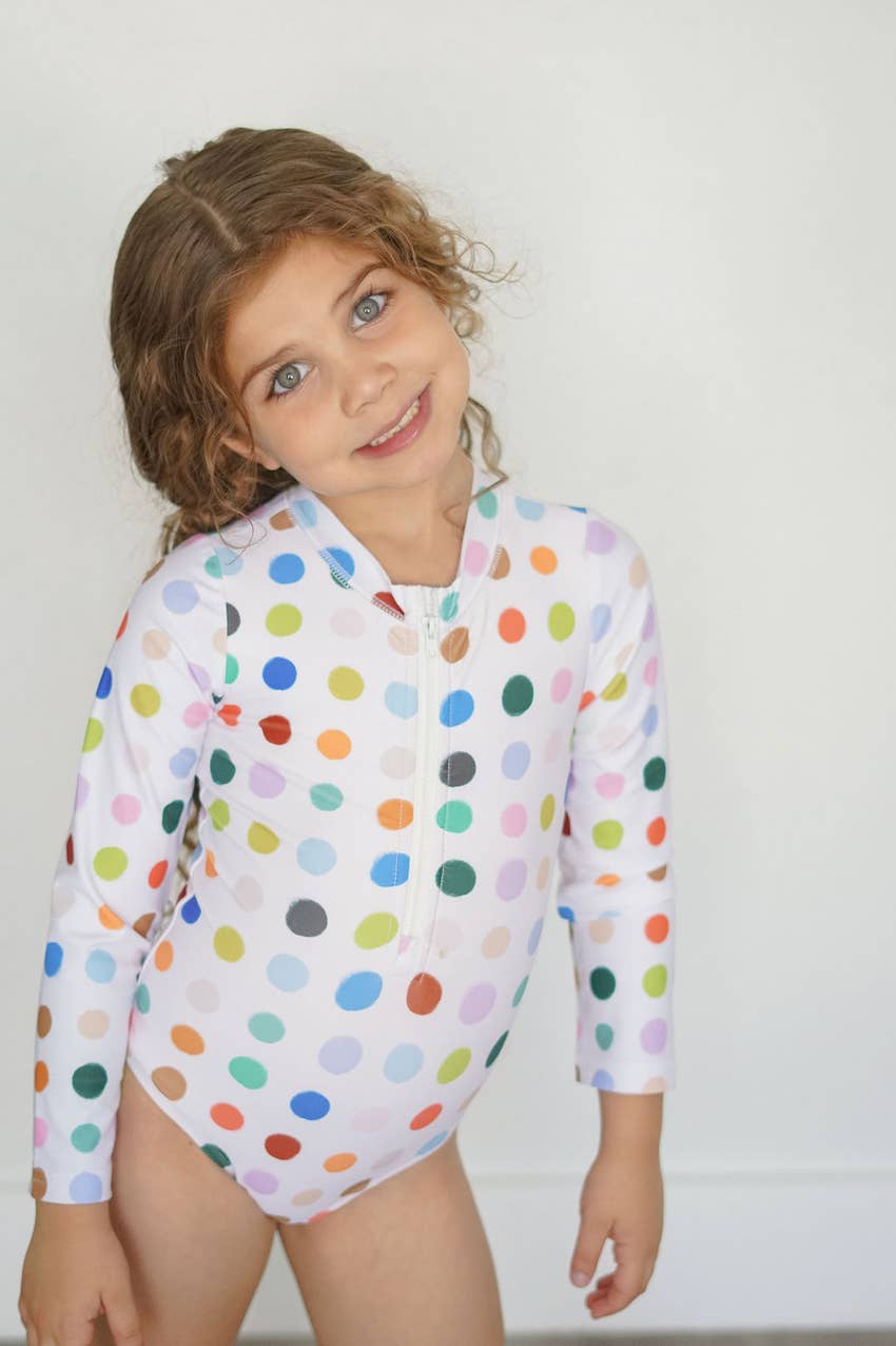 Lyanna Swim in Bold Dots  Ollie Jay   