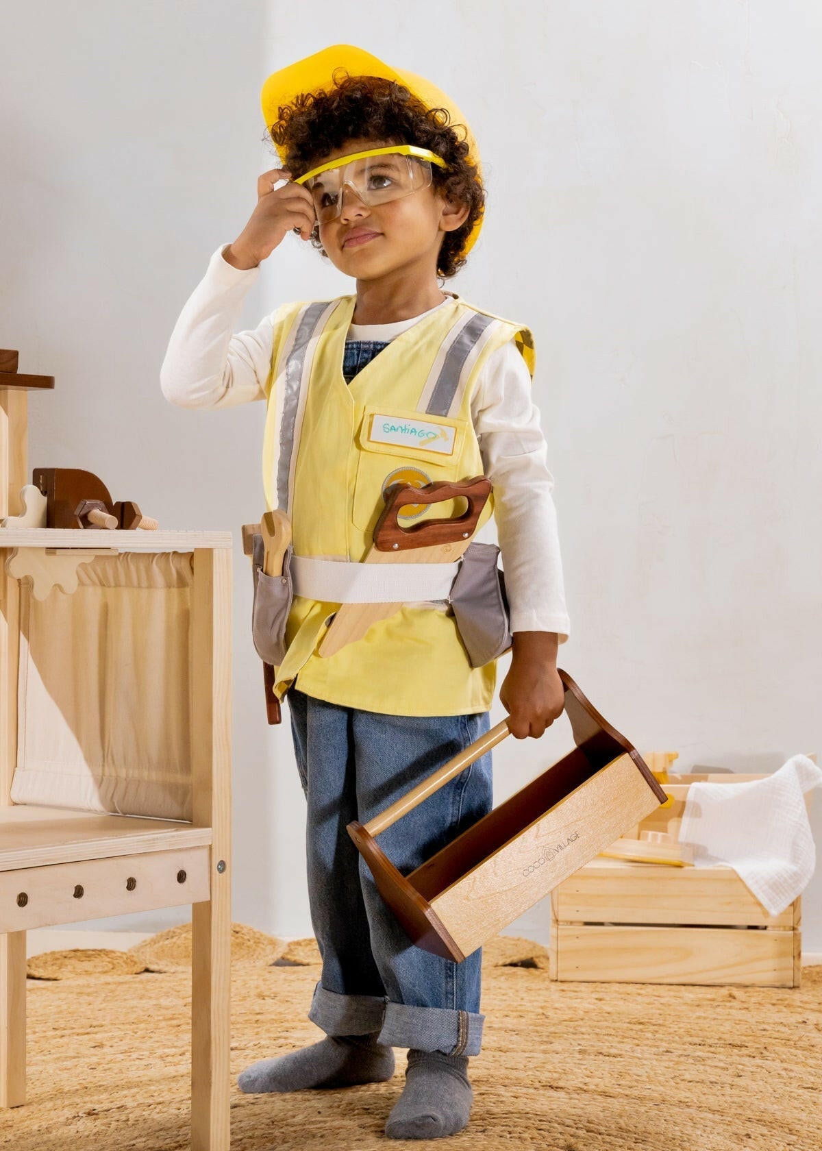 Wooden Tool Playset Play Tools Coco Village   