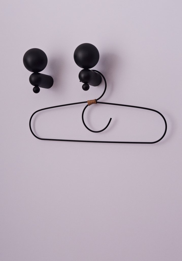 Fuku Hanger - 2 Pcs/Pack - Anthracite Children's Furniture OYOY   