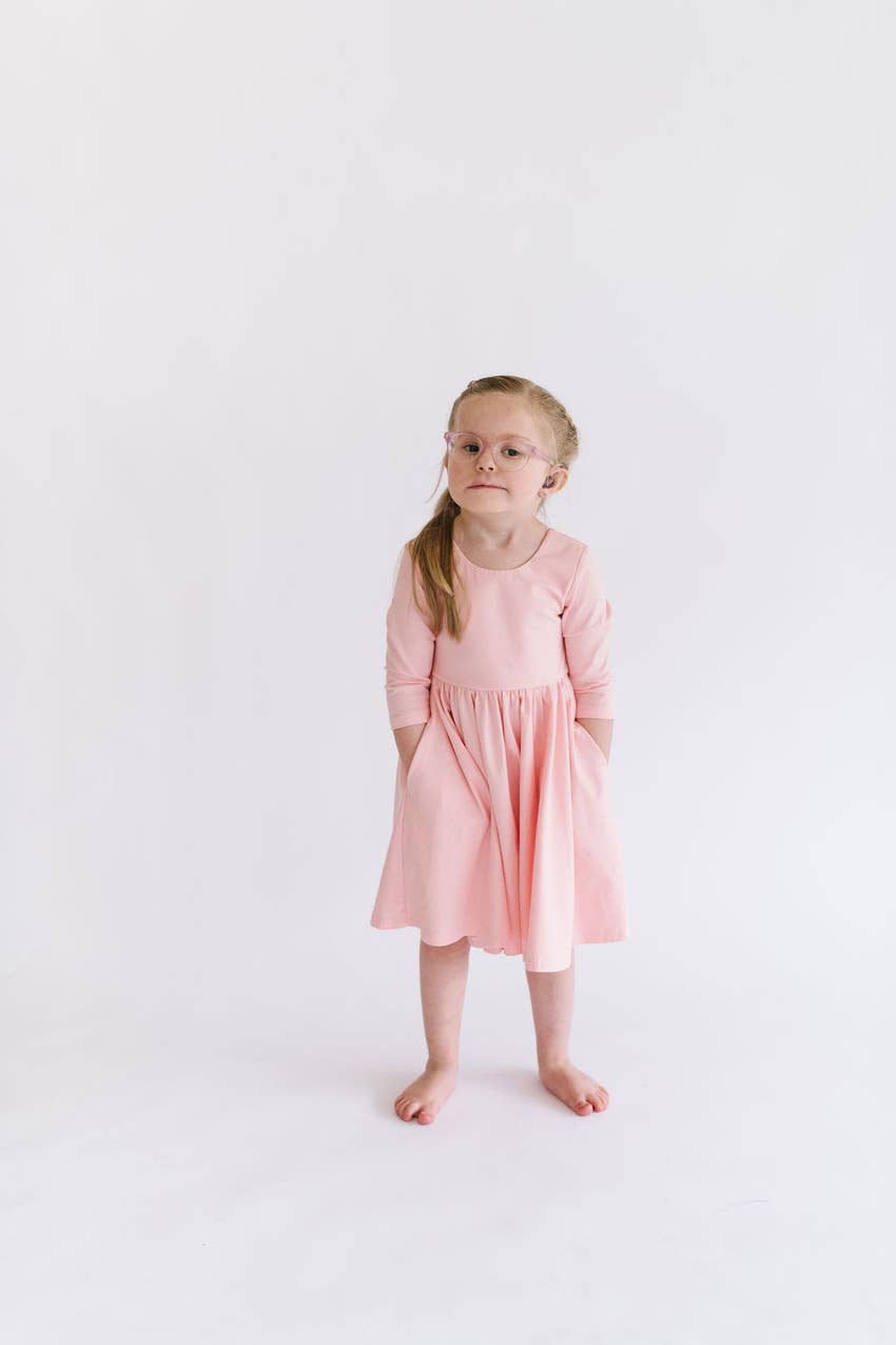 Emile Dress in Peony  Ollie Jay   