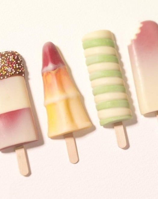 Chocolate Ice Lollies Lollipops Choc on Choc   