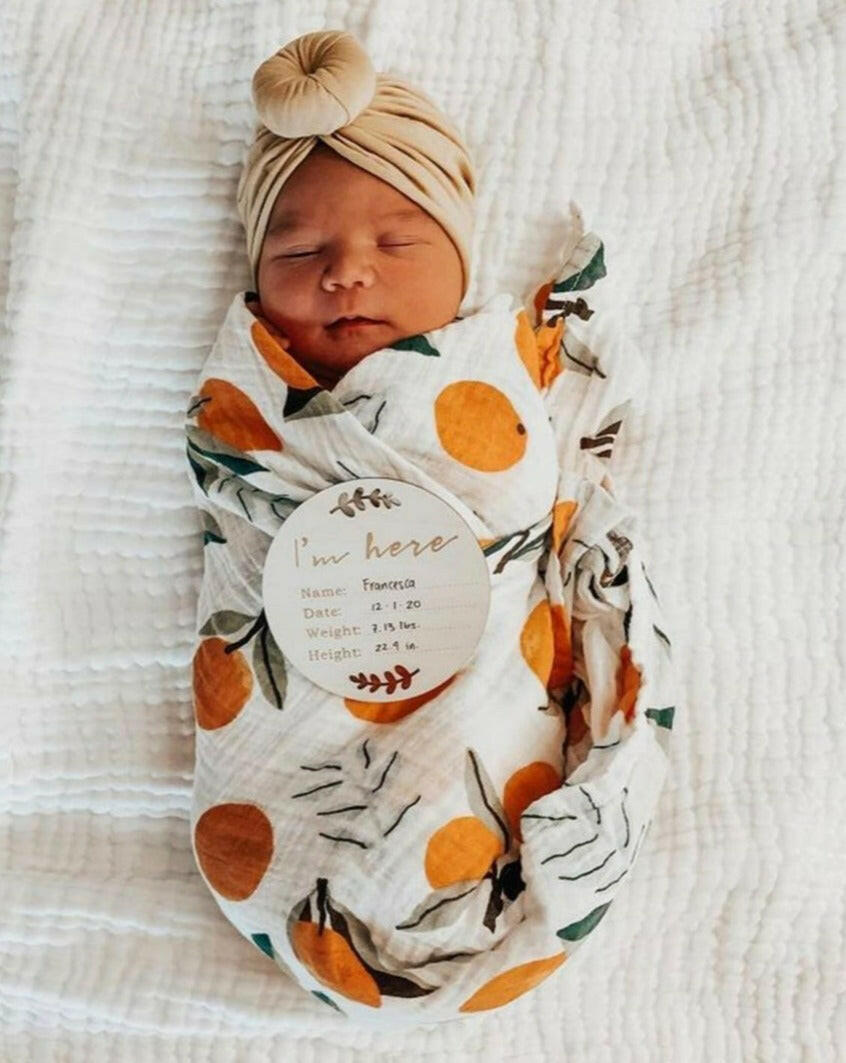 Clementine Swaddle Baby Essentials Clementine Kids   