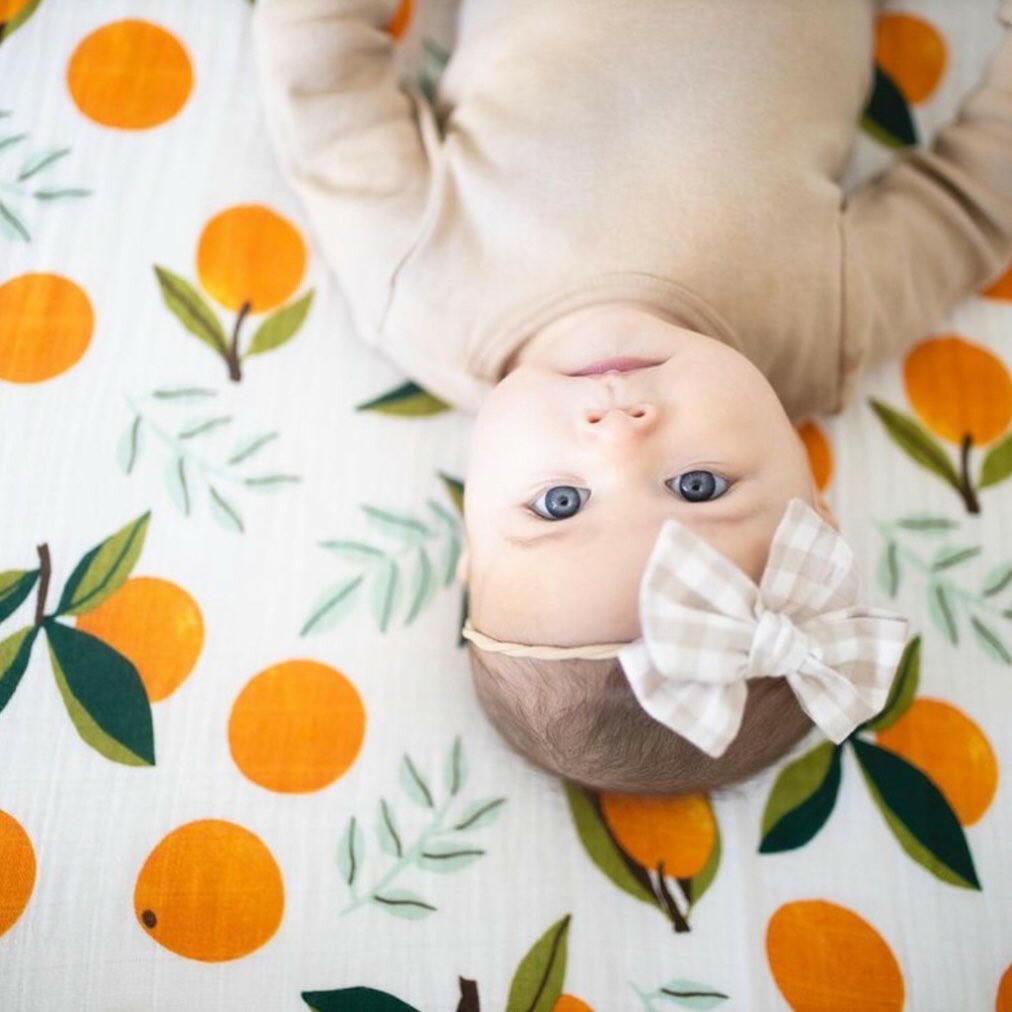 Clementine Crib Sheet Baby Essentials Clementine Kids   