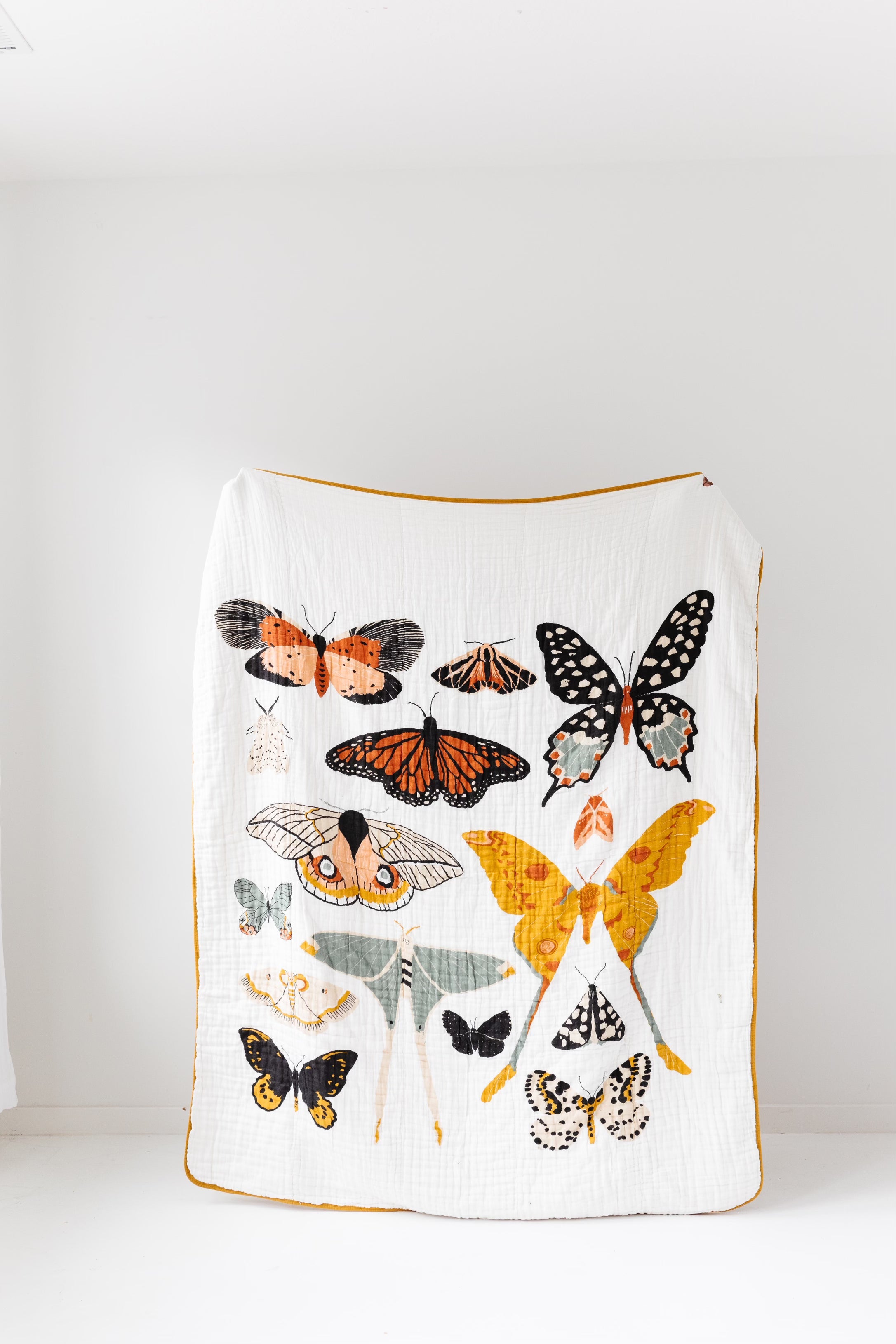 Large Butterfly Collector Throw Blanket Quilts Clementine Kids   