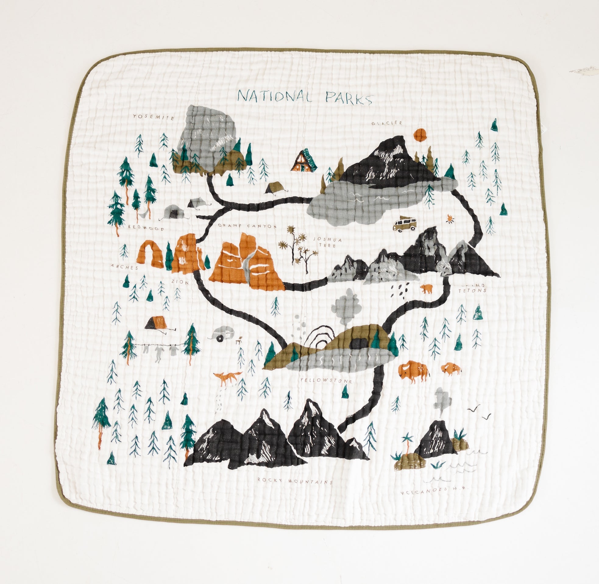 National Parks Quilt Quilts Clementine Kids   