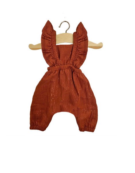 Maya Doll Jumpsuit Brick Doll Clothing Minikane   