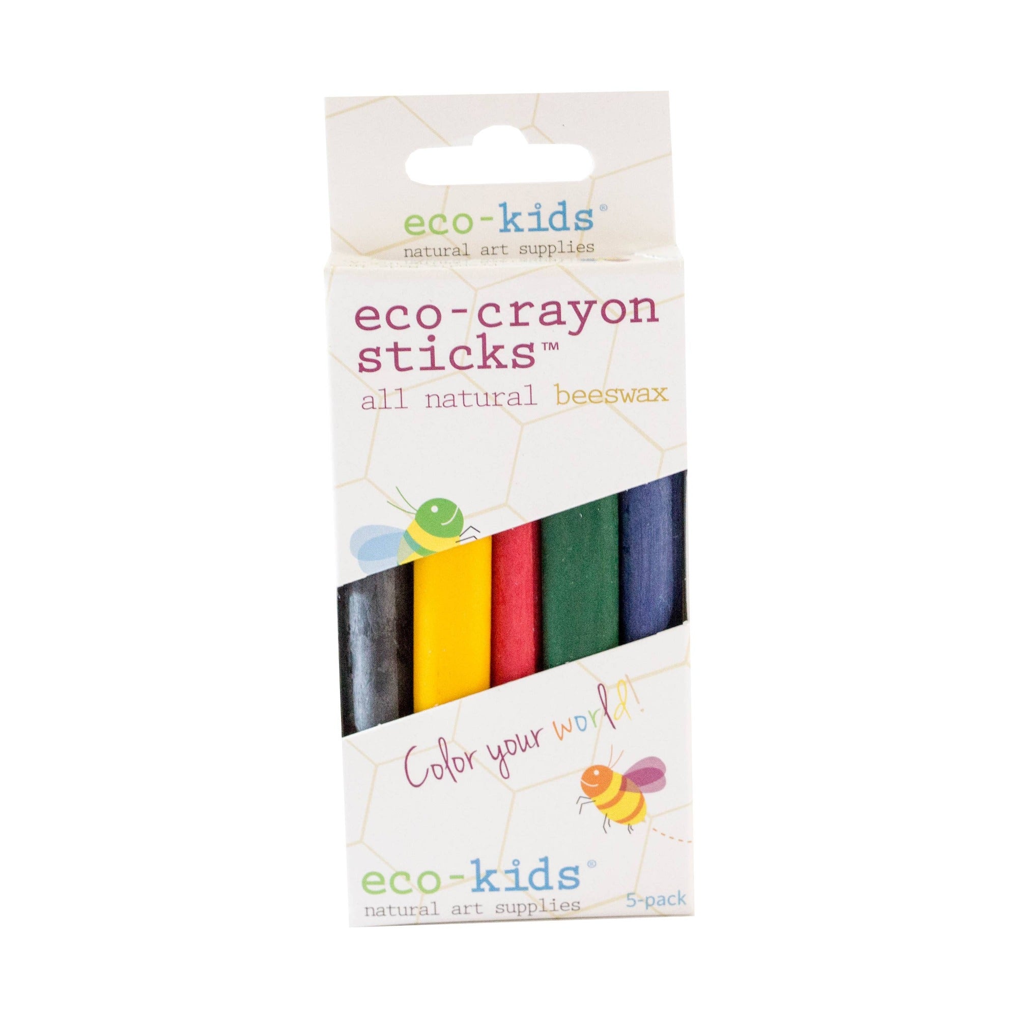 Eco-Crayon sticks - 5 pack Art Supplies Eco Kids   