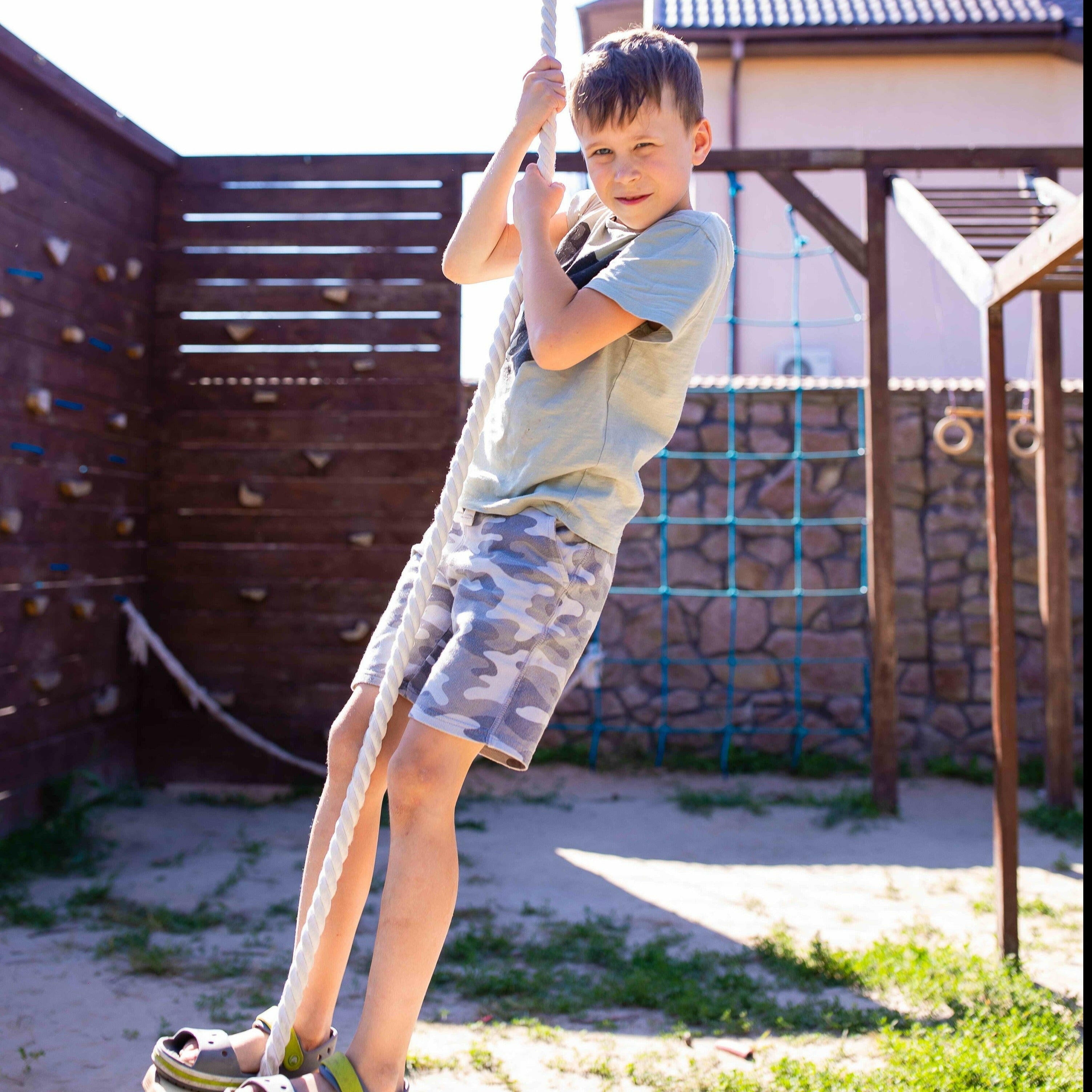 2in1 Swings Set: Disc rope swing + Trapeze bar with rings 2in1 Swing Set Goodevas   