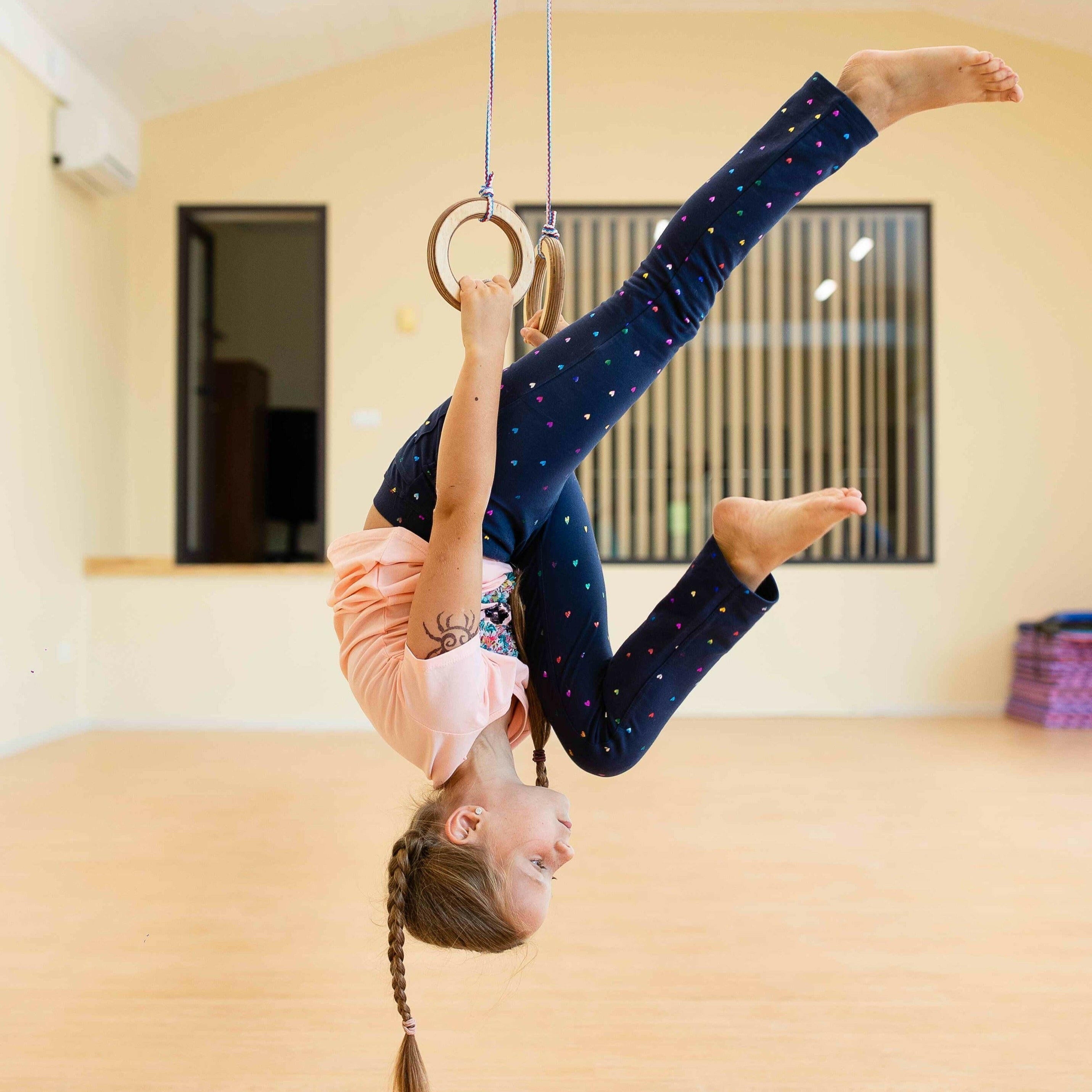 2in1 Swings Set: Round Disc Swing + Gymnastic Rings 2in1 Swing Set Goodevas   