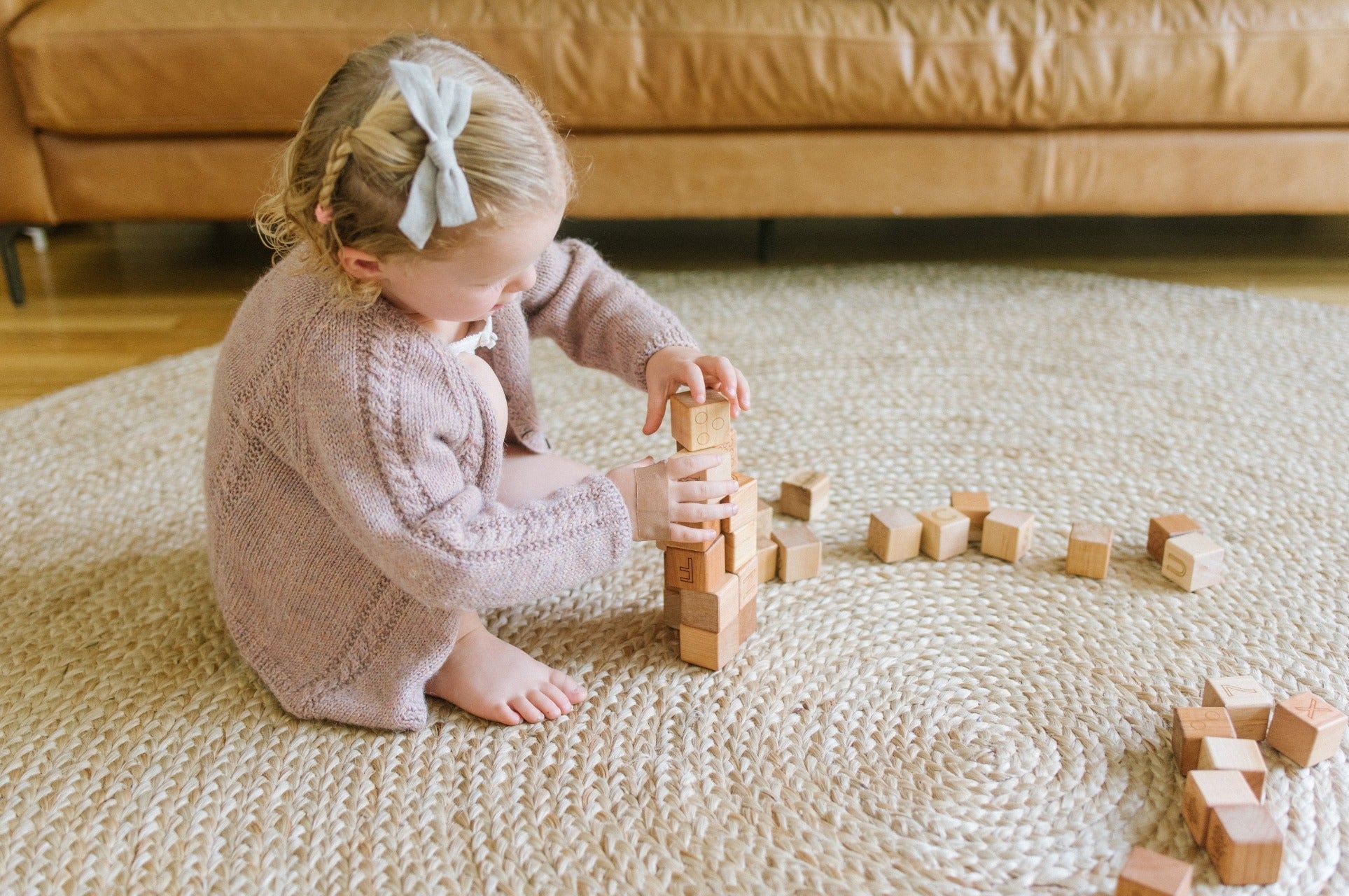 Deluxe ABC & 123 Blocks Wooden Blocks Bannor Toys   