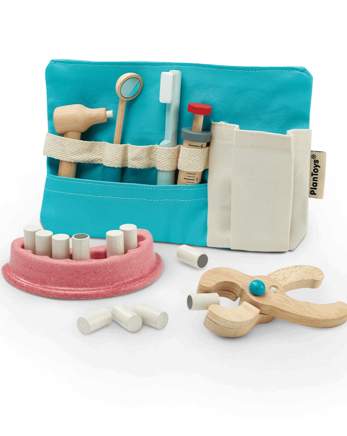 Wooden Dentist Set Kids Toys PlanToys   