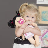 Baby Stella Peach Doll with Black Pigtails - Manhattan Toy