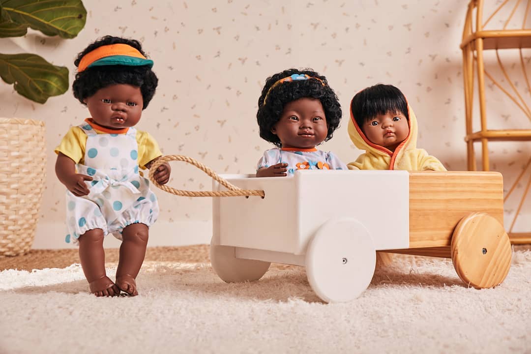 Baby Girl Doll with Down Syndrome - African Dolls Miniland   