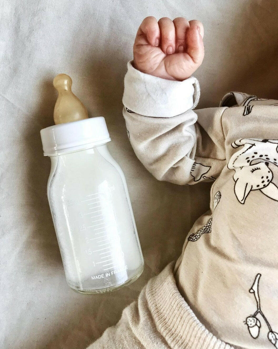 Natursutten® Glass 4 oz Baby Bottles -  2 Pack Feeding Natursutten®   