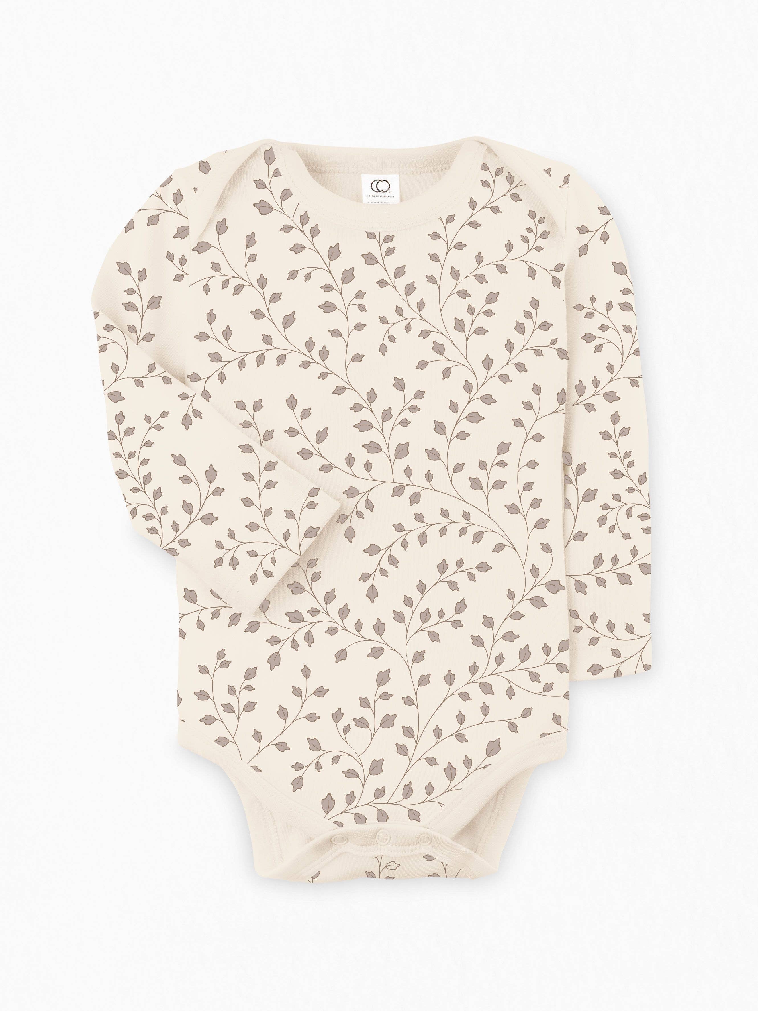 River Bodysuit - Irene Floral / Sandlot Baby Clothing Colored Organics   