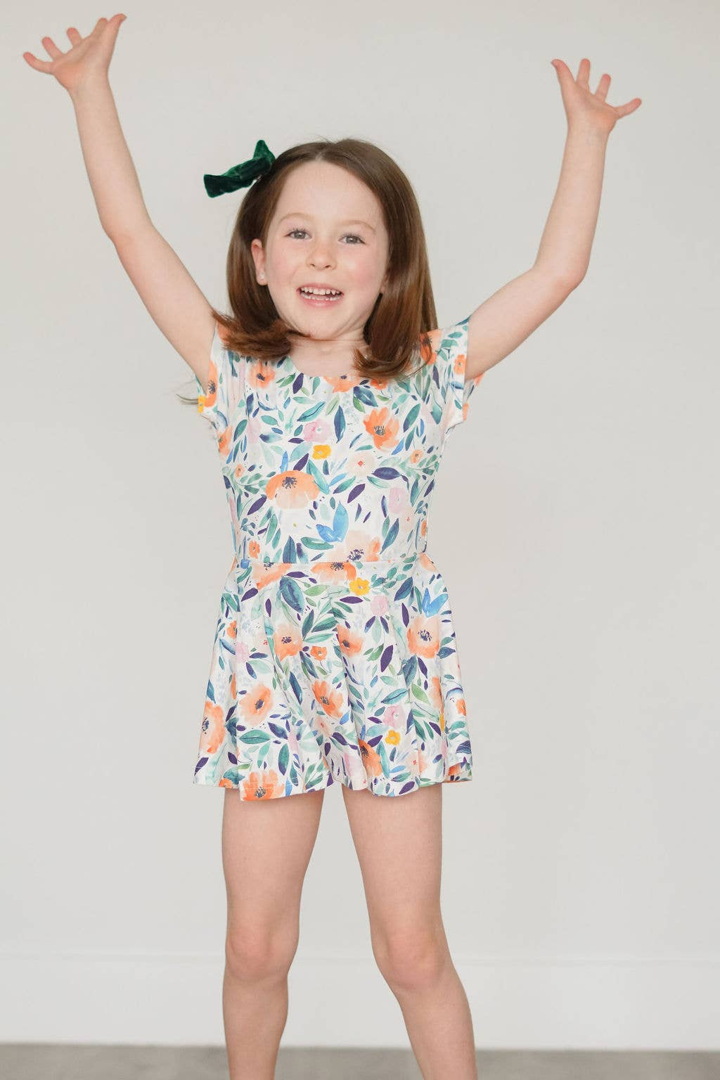 Skirted Leo in Summer Floral  Ollie Jay   