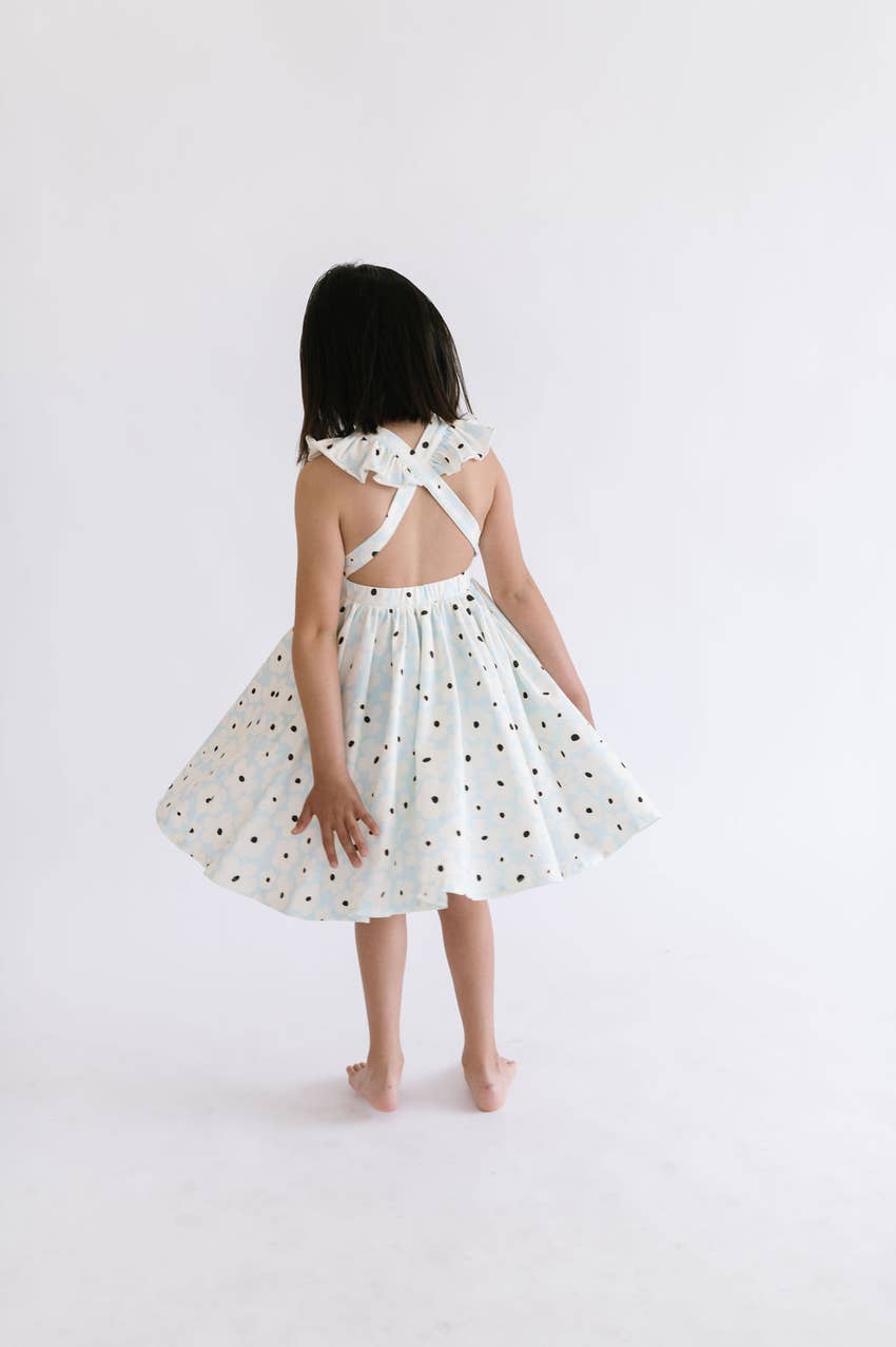 Rosita Dress in Big Blooms  Ollie Jay   