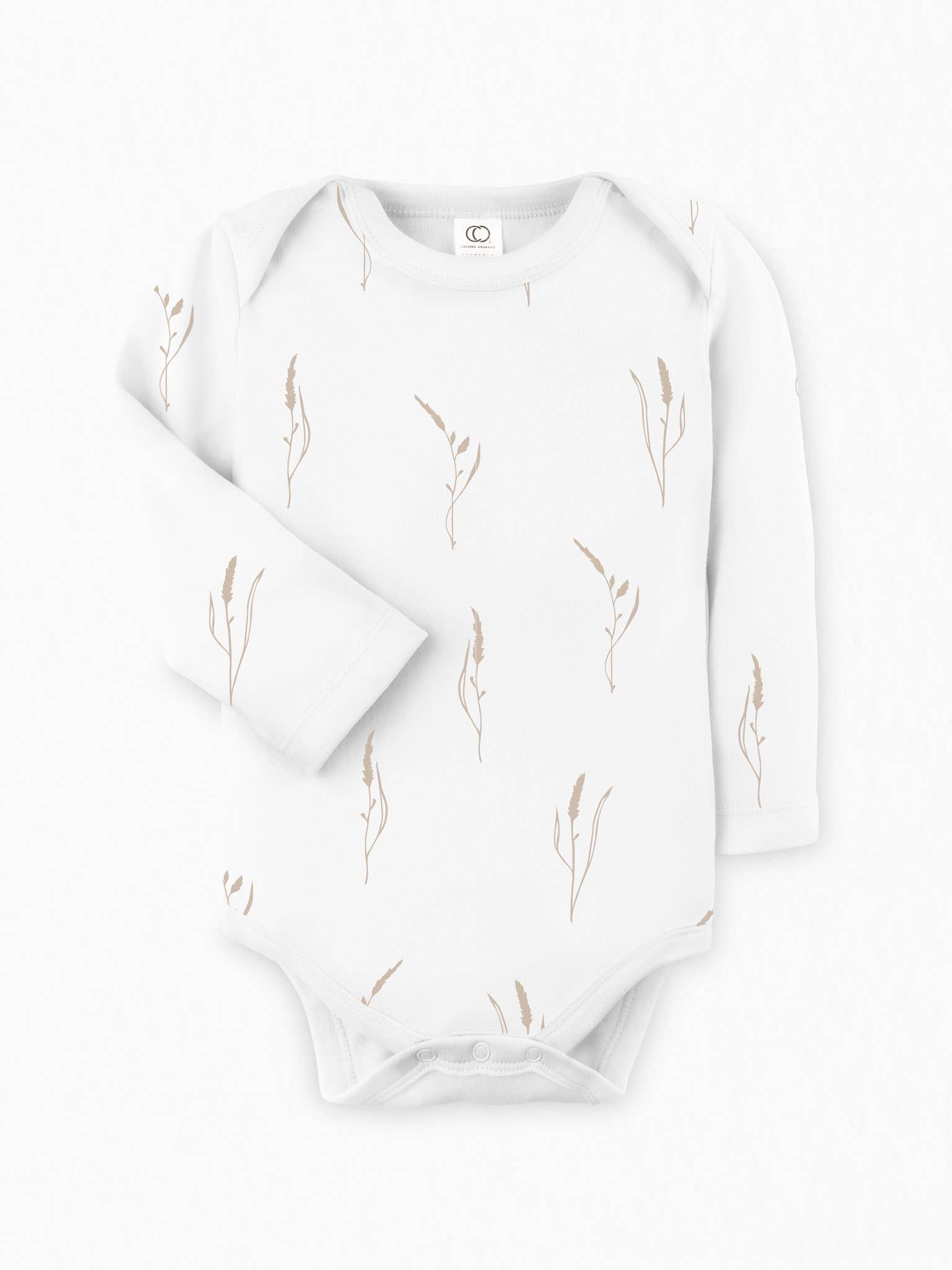 River Bodysuit - White Prairie Baby Clothing Colored Organics   